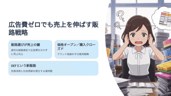 【卸売業向け】低コストで始める販路拡大の新常識｜ブランドを守って売上をつくる方法
