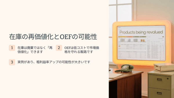 【食品卸の消費期限対策】あと1ヶ月の食品をOEFでエシカル販売して廃棄ロスを削減する方法