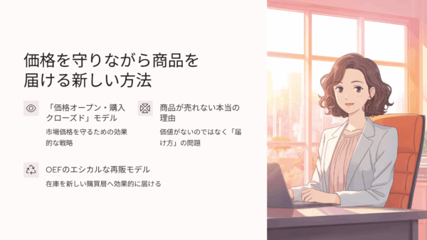 問屋・卸の在庫処分に！売れ筋から外れた商品を再提案する仕組みとは
