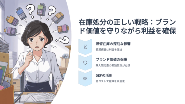 在庫処分の新常識｜滞留在庫を利益に変える販路とスペース効率化の方法
