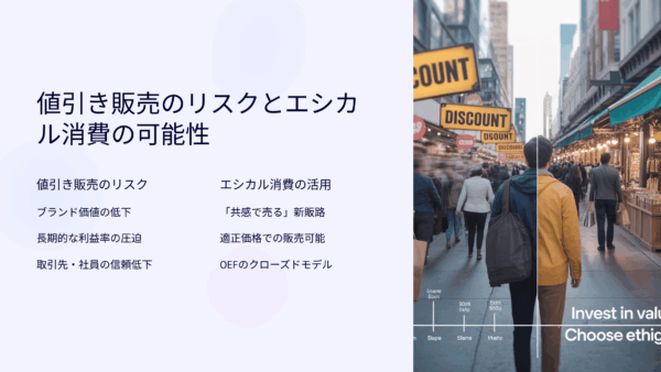 【卸売業の粗利益率改善】廃棄コストをかけずに在庫を価値に変える！OEFのエシカル販売プラットフォーム