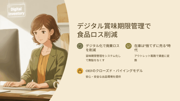 賞味期限管理をDX化｜在庫ロスを削減する食品卸の新しい在庫戦略