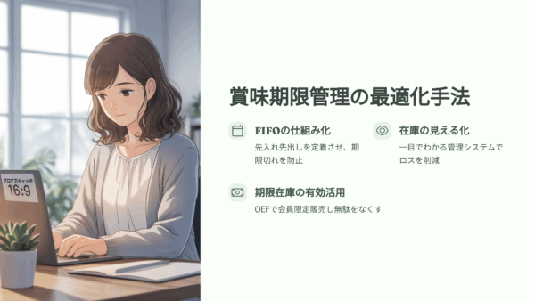 賞味期限管理とFIFO徹底で在庫ロスを削減する方法｜食品卸の現場で今すぐ使える実践術