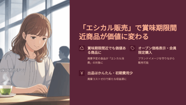 賞味期限が近い食品を廃棄せずに売る方法｜エシカル販路で収益化する実践ガイド