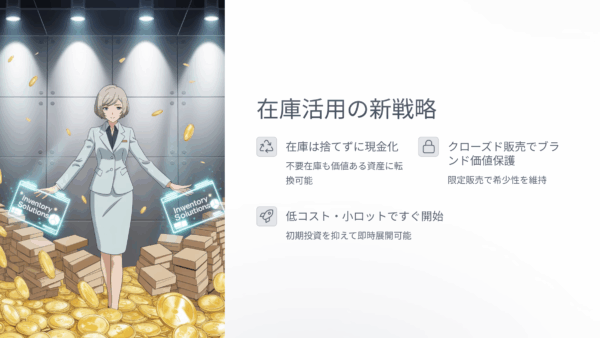 長期滞留在庫を現金化｜保管コストゼロを目指すサステナブル販路とは？