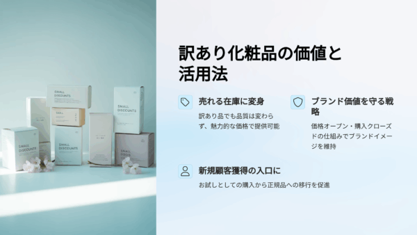 OEM在庫処分の新常識｜パッケージ不良品をエシカルに売る5つの方法