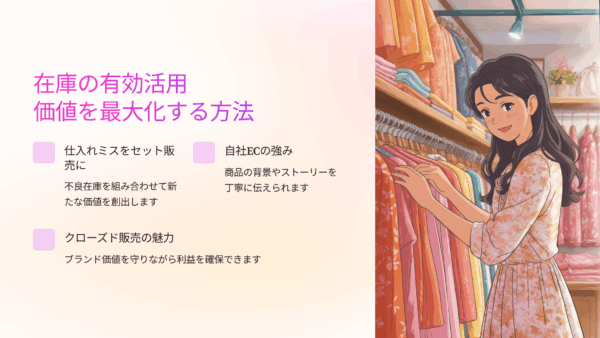 季節外れ商品の在庫処分｜業務用まとめ売りとエシカル販路で価値を再生する方法