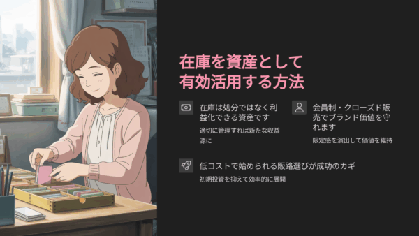 在庫販売で資金繰り改善！安売りせずに利益を出す3つの工夫とは？