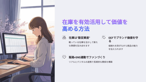 在庫処分でも値崩れしない！規格外品を活かす“第三の販路”の作り方