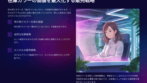 色違いで売れ残ったニット、どう売る？在庫処分に効く3つのアイデア