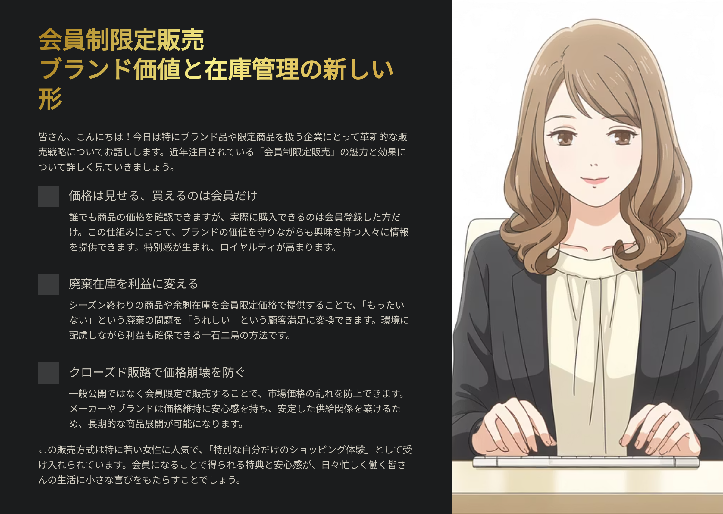 在庫処分でも安売りしない方法｜ブランドを傷つけない販路の
