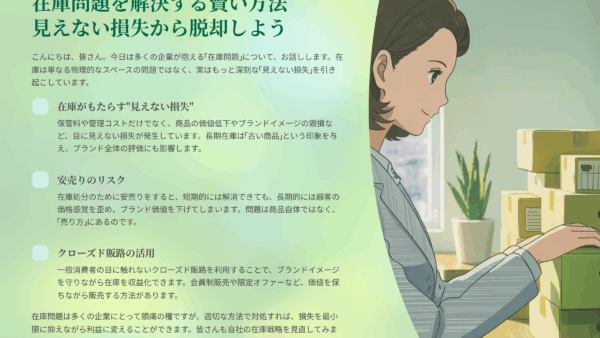 在庫 保管料がかさんで困っている方へ｜見えない損失と3つの出口戦略とは？