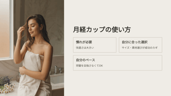 22歳の私が体験した、月経カップ 使い方との向き合い方