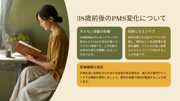 PMSが重くなった38歳。症状が変わったタイミングと、その対策