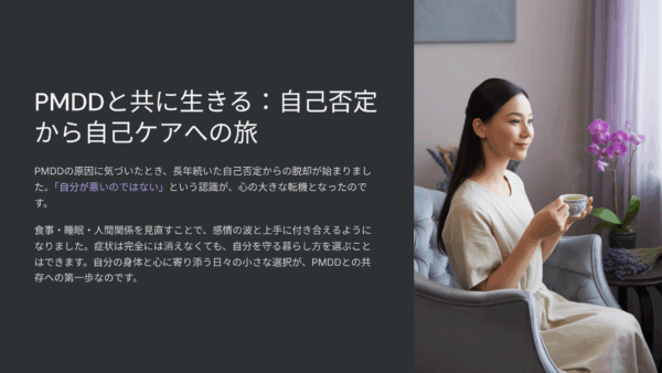 PMDD 原因がきっかけで見直した私の暮らし