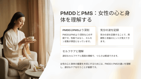 「もしかしてPMDD…？」月に一度人格が変わるように感じた私の40歳の記録