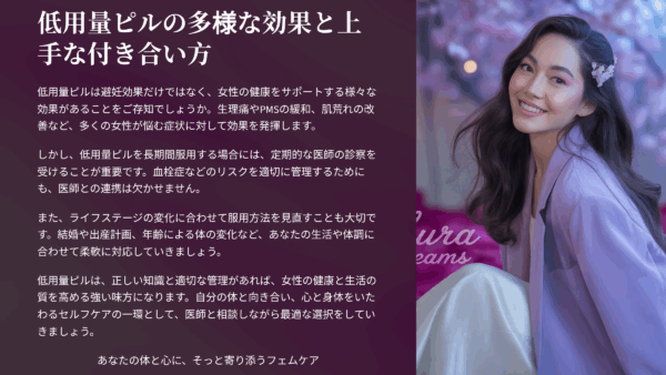 低用量ピルと私の10年。“避妊”だけじゃない、知られざるメリット