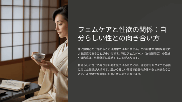 「性に無関心になった自分」を責めていた私が知った“フェムゾーンの変化”
