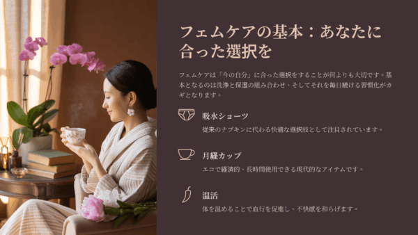 フェムケアアイテム、結局“これだけは持っておきたい”5選【35歳の私的まとめ】